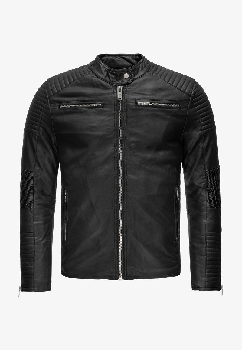  NEW MEXICO - Lederjacke - Schwarz