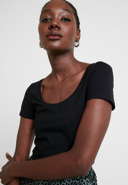Anna Field 2 PACK - T-Shirt Basic - Black