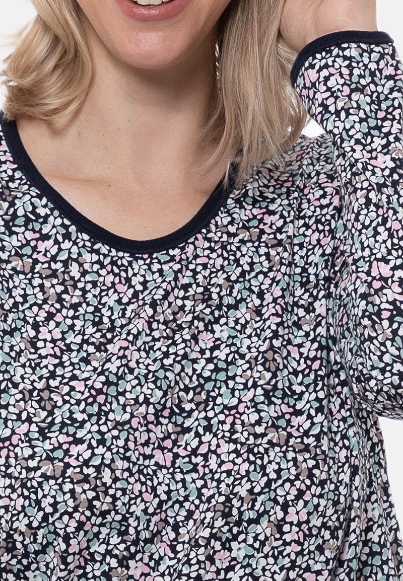  MIX & MATCH LANGARM - Nachtwäsche Shirt - Nightblue