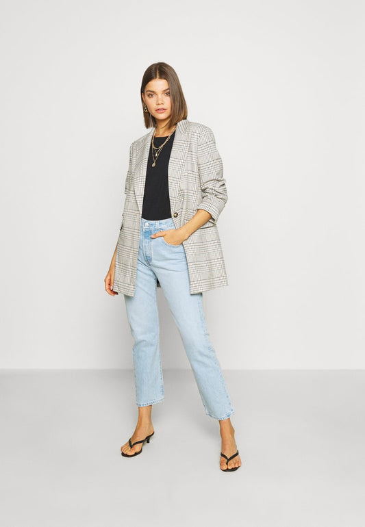  501 CROP - Jeans Straight Leg - Light Blue Denim