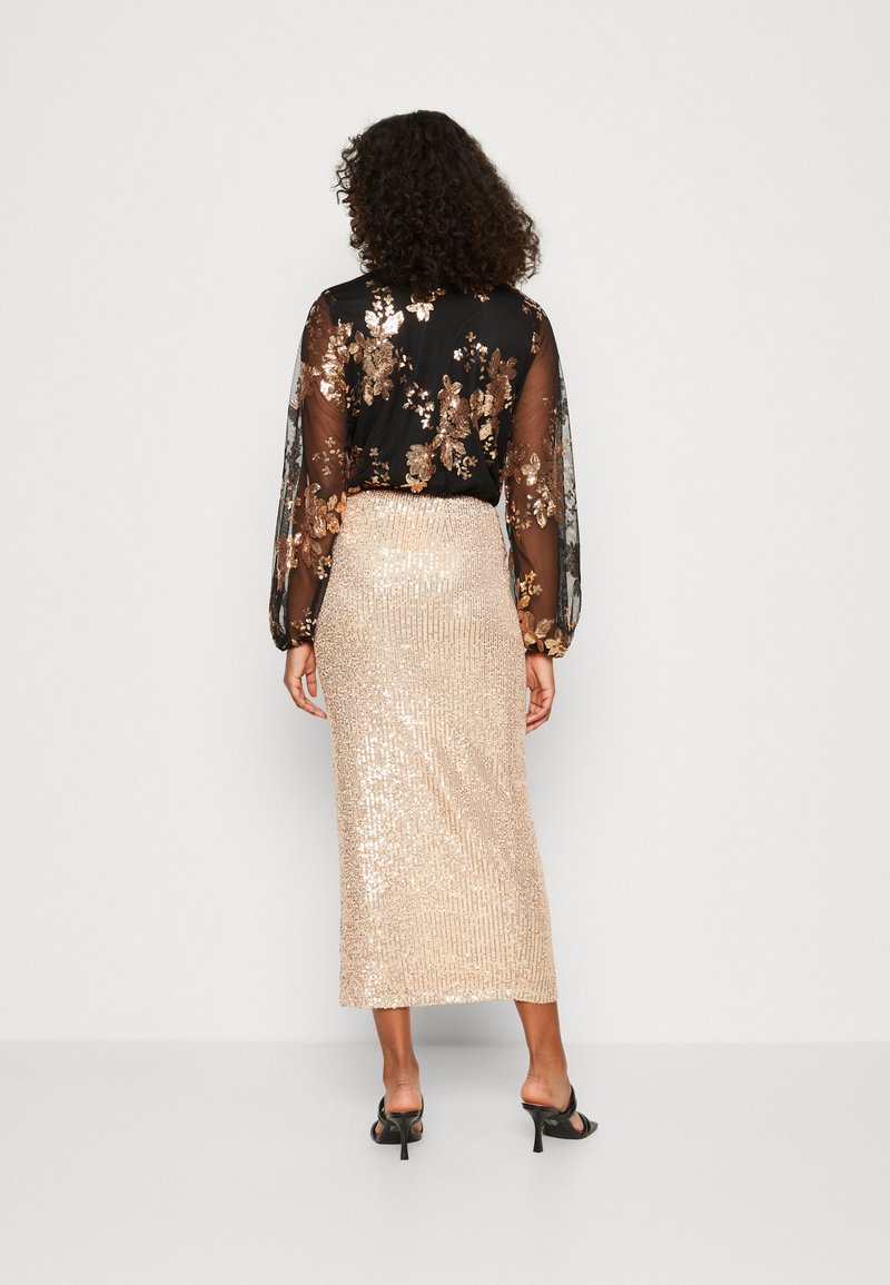 In The Style SKIRT - Bleistiftrock - Gold