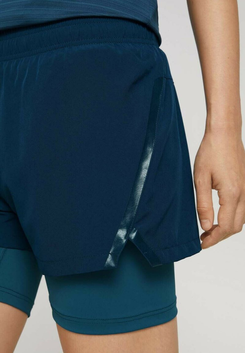 Tom Tailor 2 IN 1 - Kurze Sporthose - Dk Blue