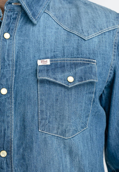 Petrol Industries Hemd - Light Indigo