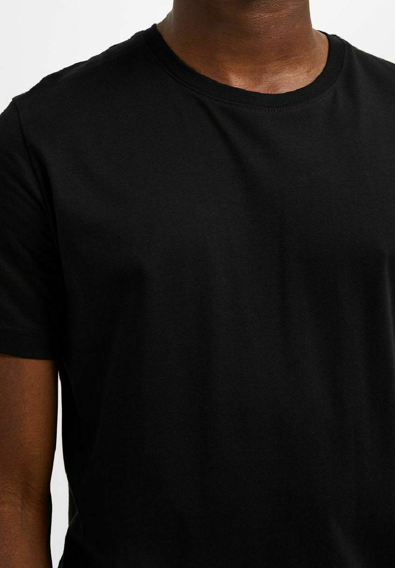 Selected Homme 3ER-PACK - T-Shirt Basic - Black