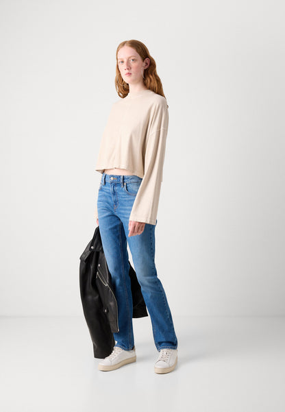 Calvin Klein Jeans MID RISE - Straight Leg Jeans - Indigo Channel