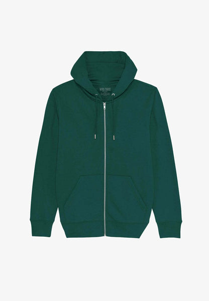  AMORE BACK EMBROIDERY UNISEX CLASSIC ZIPPED - Sweatjacke - Dark Green