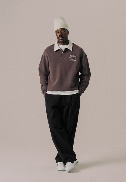  SOURCE POLO - Sweatshirt - Raisin