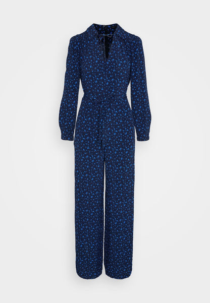 Marks & Spencer TIE NECK - Jumpsuit - Navy Mix