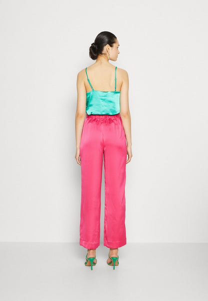 YAS LILIAN HW TAILORED - Stoffhose - Fuchsia Purple