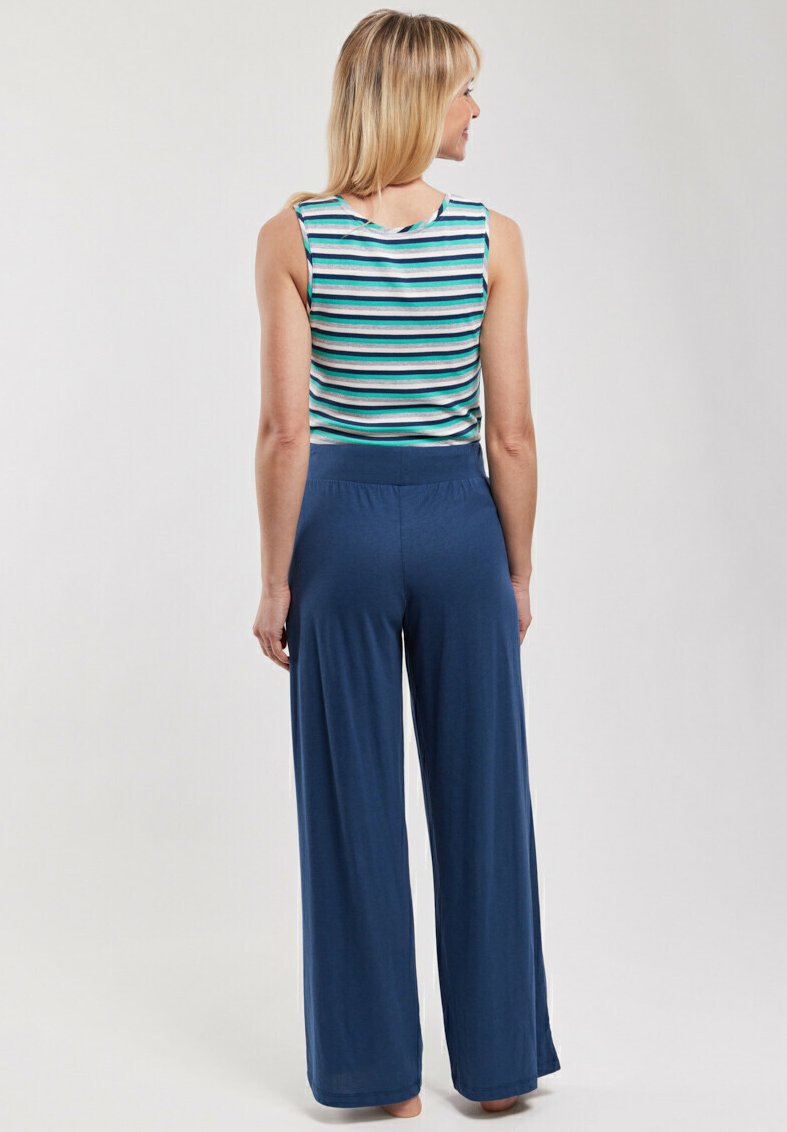 Armor-Lux LARGE HOMEWEAR - Stoffhose - Midnight Blu