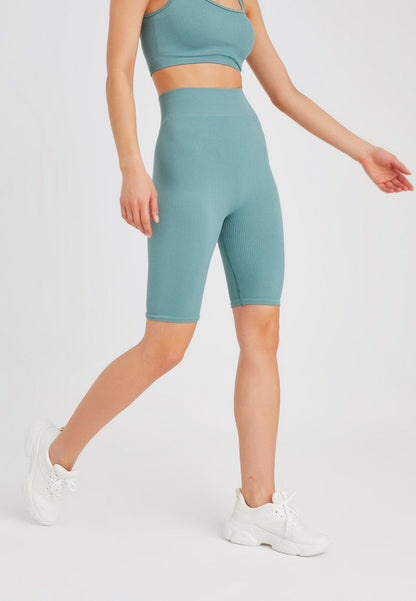  SEAMLESS FITNESS - Shorts - Grün