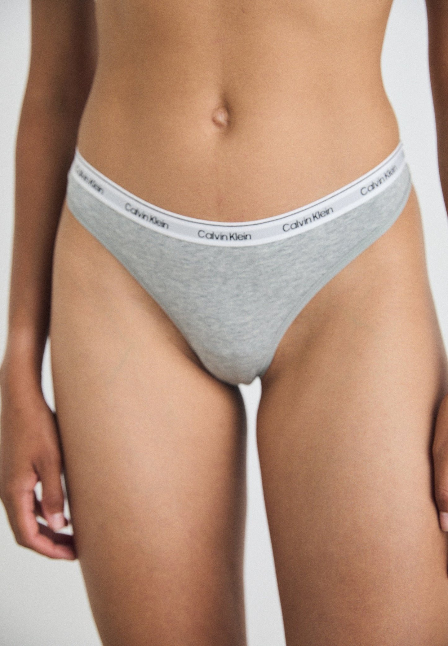 CALVIN KLEIN UNDERWEAR THONG ICON LOGO 5 PACK - Thong - Black/white/grey Heather/potpourri