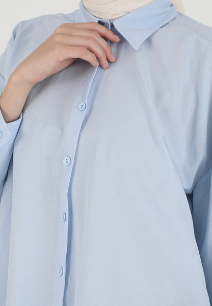  BENIN - Hemdbluse - Light Blue