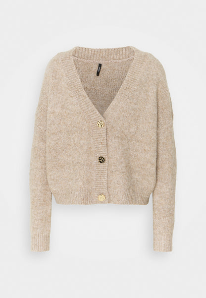 ONLY ONYZOEY CARDIGAN - Cardigan - Dark Grey Melange