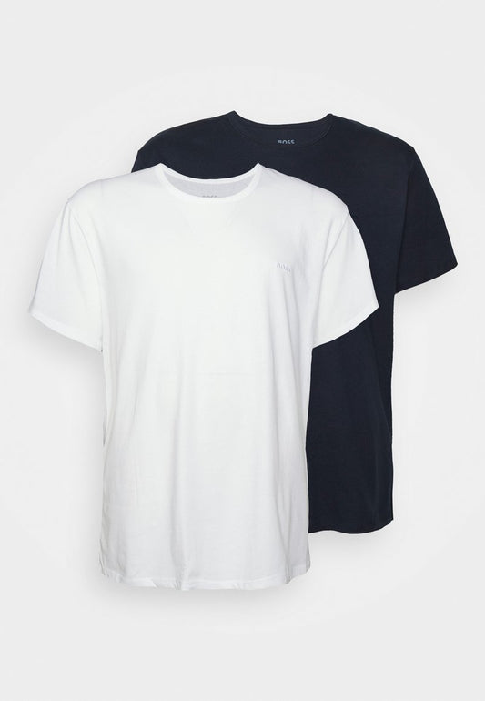Boss 2 PACK - Nachtwäsche Shirt - Open Blue