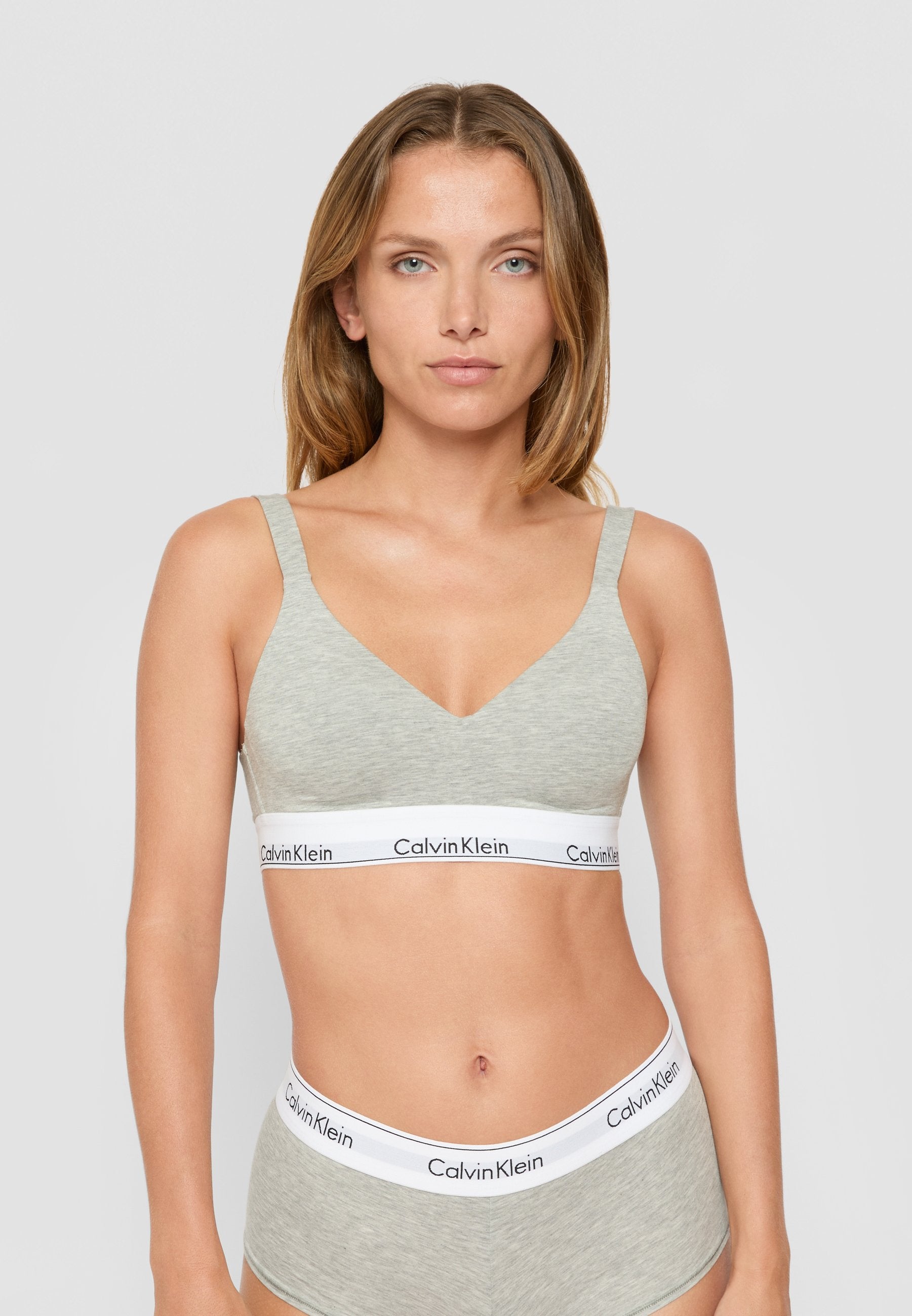 CALVIN KLEIN UNDERWEAR LIFT BRALETTE ICON - Push-up Bra - Grey Heather