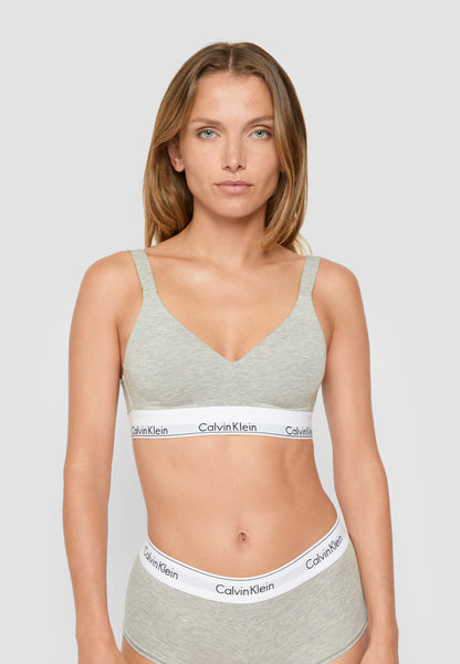 CALVIN KLEIN UNDERWEAR LIFT BRALETTE ICON - Push-up Bra - Grey Heather