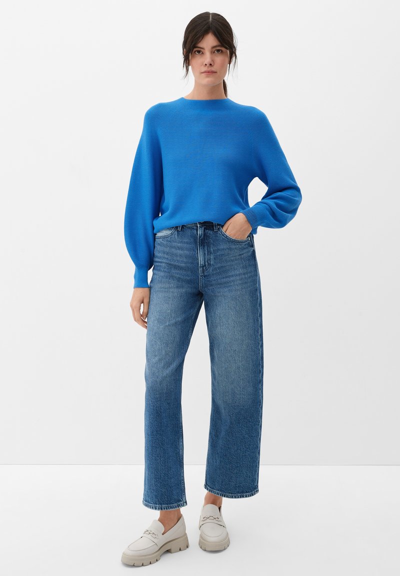 S.Oliver MIT WEITEN ÄRMELN - Strickpullover - Royalblau