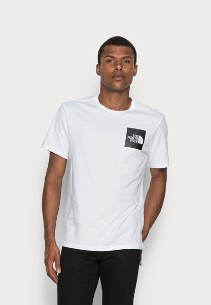 The North Face FINE TEE - T-Shirt Print - White/black