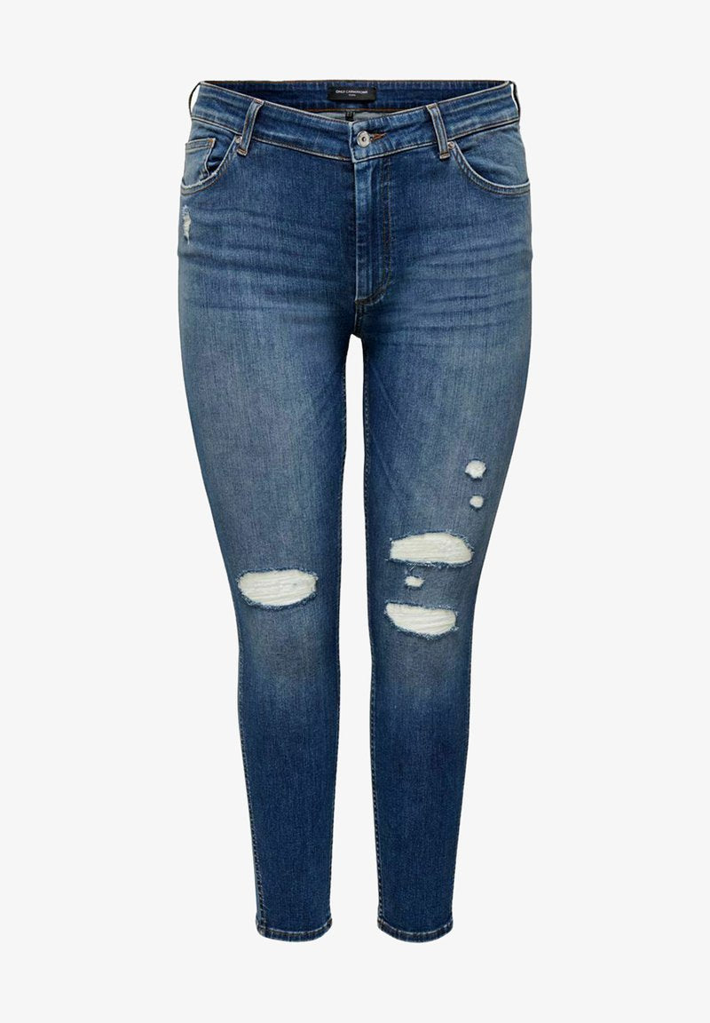 ONLY CARMAKOMA Jeans Skinny Fit - Medium Blue Denim