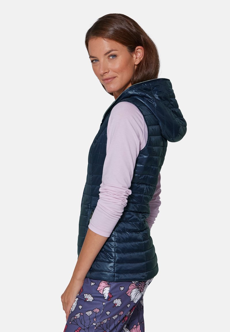  Weste - Rauchblau