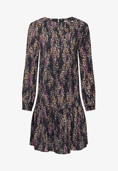 ESPRIT MIT MUSTER UND CUTOUT - Freizeitkleid - Black