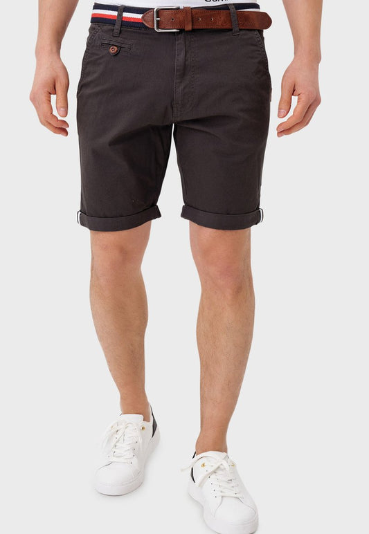 Indicode Jeans Shorts - Anthracite