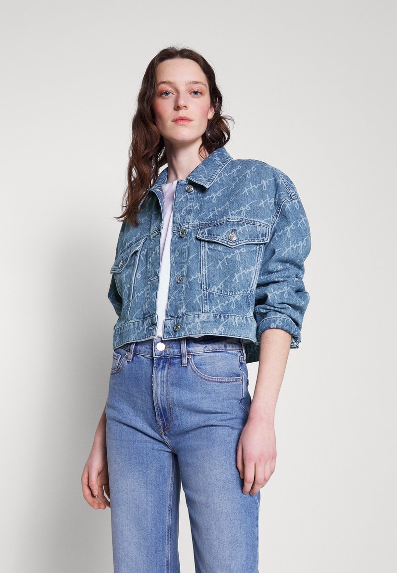 Hugo GALENTINA - Jeansjacke - Bright Blue
