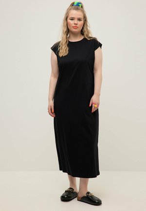  MANCHES LONGUES - Jerseykleid - Noir