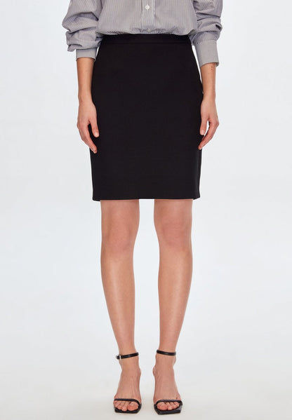  JULIA - Bleistiftrock - Black