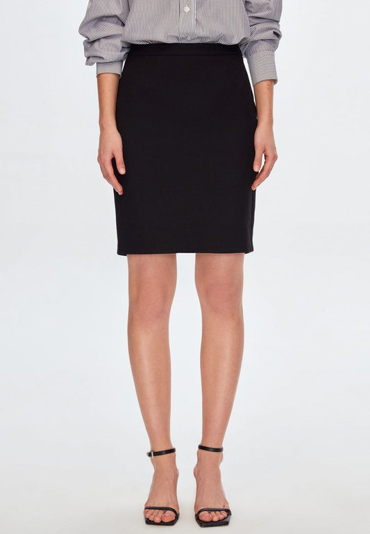  JULIA - Bleistiftrock - Black