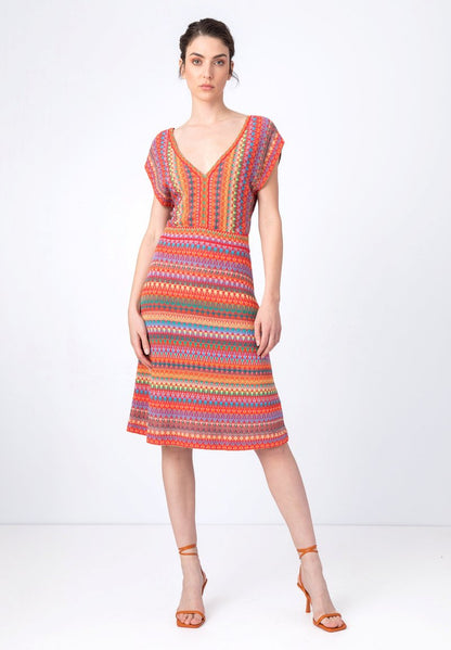  Strickkleid - Red