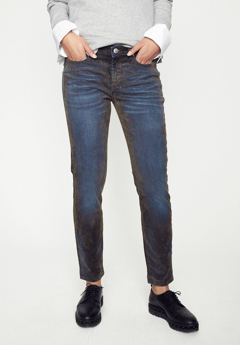  GRACIA - Jeans Slim Fit - Braun