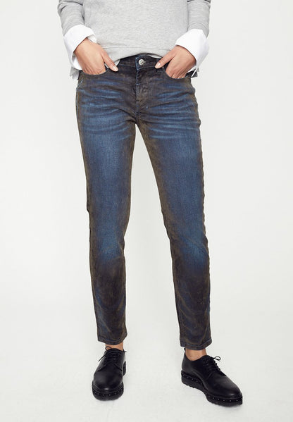  GRACIA - Jeans Slim Fit - Braun