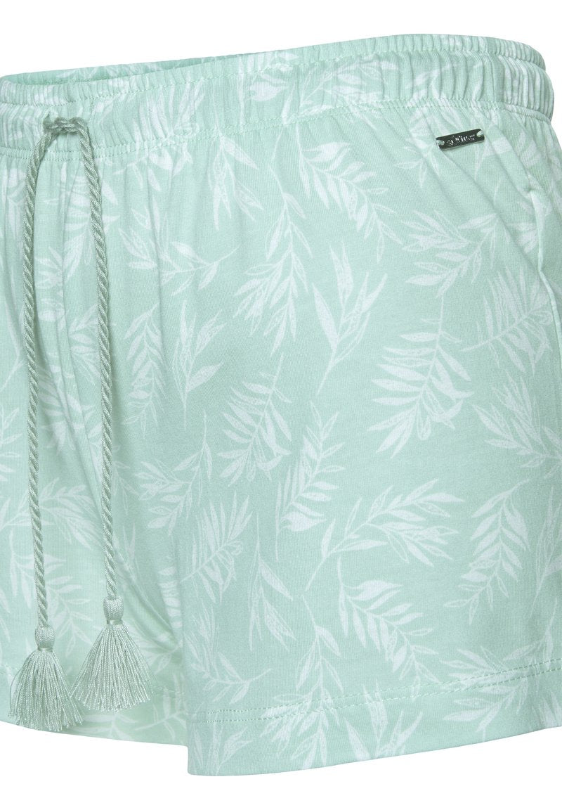 S.Oliver Shorts - Mint Gemustert