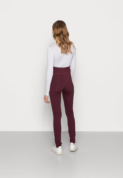  3 PACK - Leggings - Trousers - Black/bordeaux/dark Blue