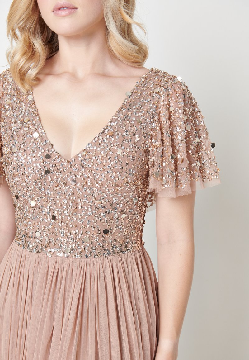  EMBELLISHED SEQUINS - Ballkleid - Taupe Blush