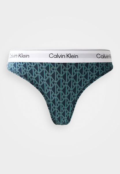 CALVIN KLEIN UNDERWEAR THONG ICON - Thong - Dark Denim