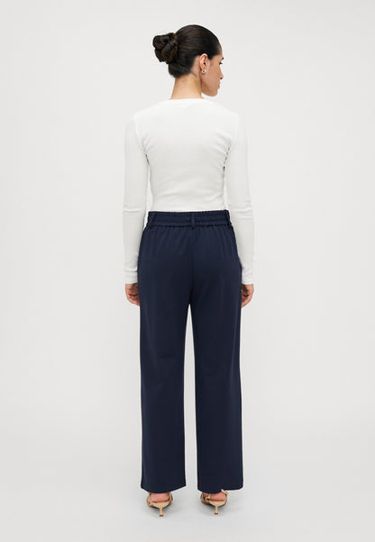 ONLY Petite ONLPOPTRASH STRAIGHT - Trousers - Night Sky