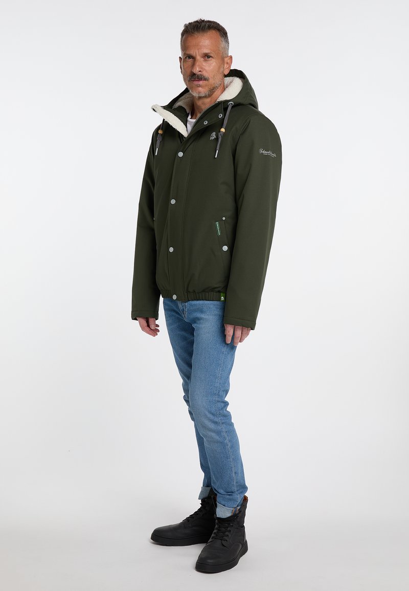 Schmuddelwedda Winterjacke - Dunkeloliv