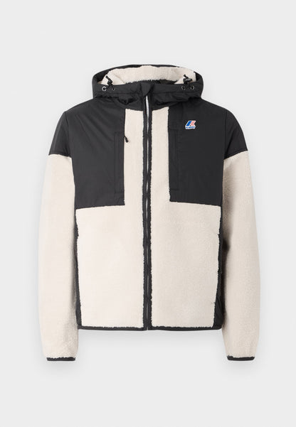 K-Way SAMSON UNISEX - Fleece Jacket - Grey/ecru