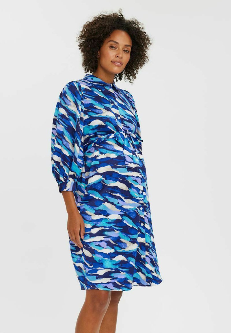 Vero Moda UMSTANDS VMMKLEO - Blusenkleid - Sodalite Blue