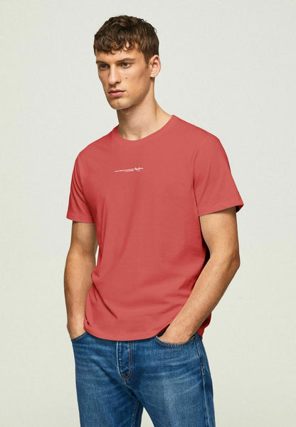 Pepe Jeans DAVID RUNDHALS KURZ - T-Shirt Print - Grau