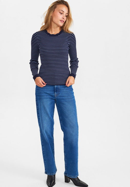  NUANKIE - Strickpullover - Dark Sapphire