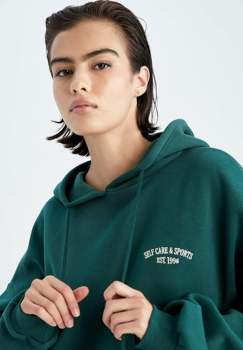 DeFacto Kapuzenpullover - Turquoise