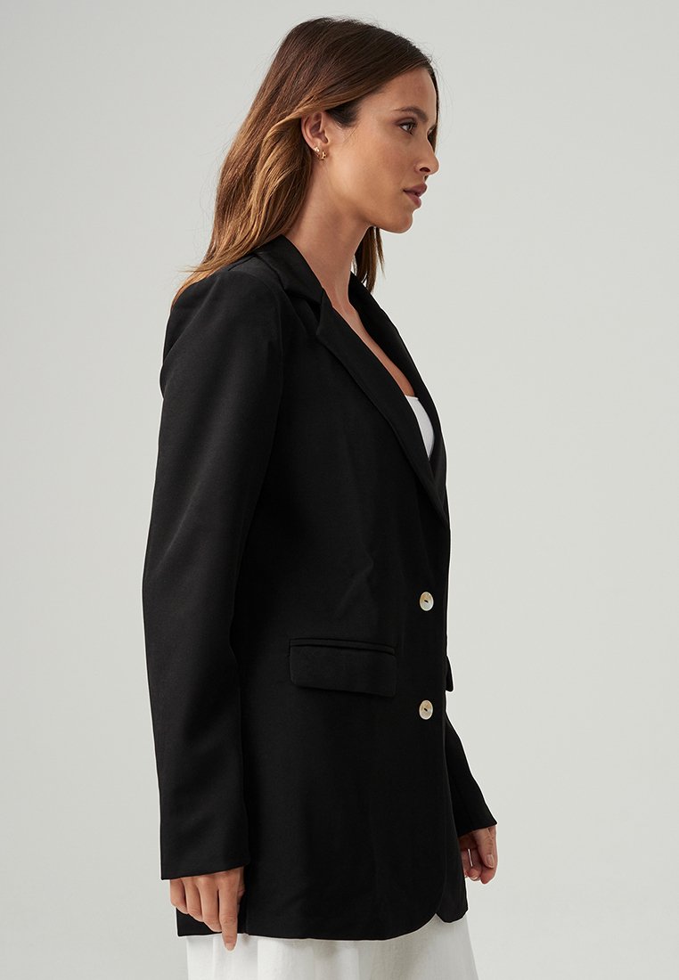  KATHY - Kurzmantel - Black