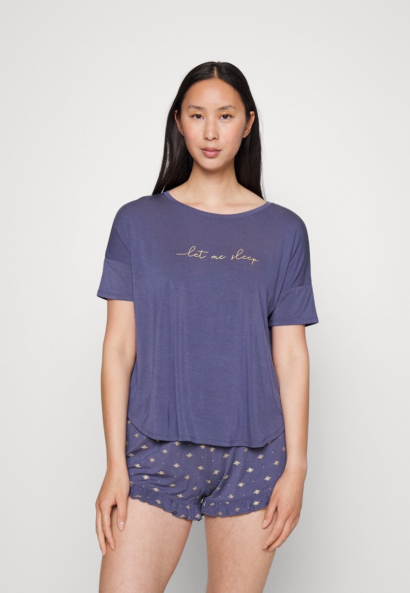  SHORT LOOSEFIT BEE - Pyjama - Blue