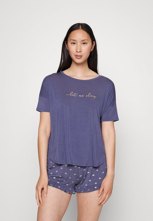  SHORT LOOSEFIT BEE - Pyjama - Blue