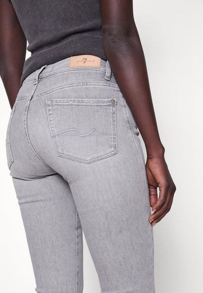 7 For All Mankind ROXANNE ANKLE - Jeans Skinny Fit - Grey