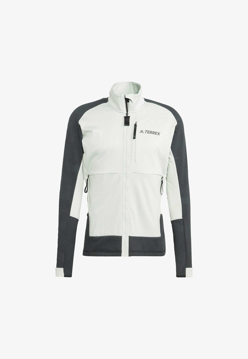 ADIDAS PERFORMANCE M TX FLOOCE J - Fleecejacke - Linen Green Black